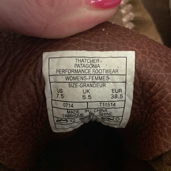 PATAGONIA EUC chukka boots brown suede size 7.5 oatmeal sole - Picture 6 of 7